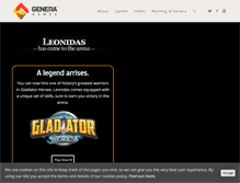 Tablet Screenshot of generagames.com